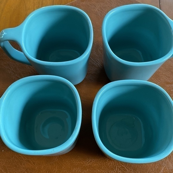 𝅺4 Light Blue Gourmet Settings‎ Mugs 12 oz - Picture 3 of 3